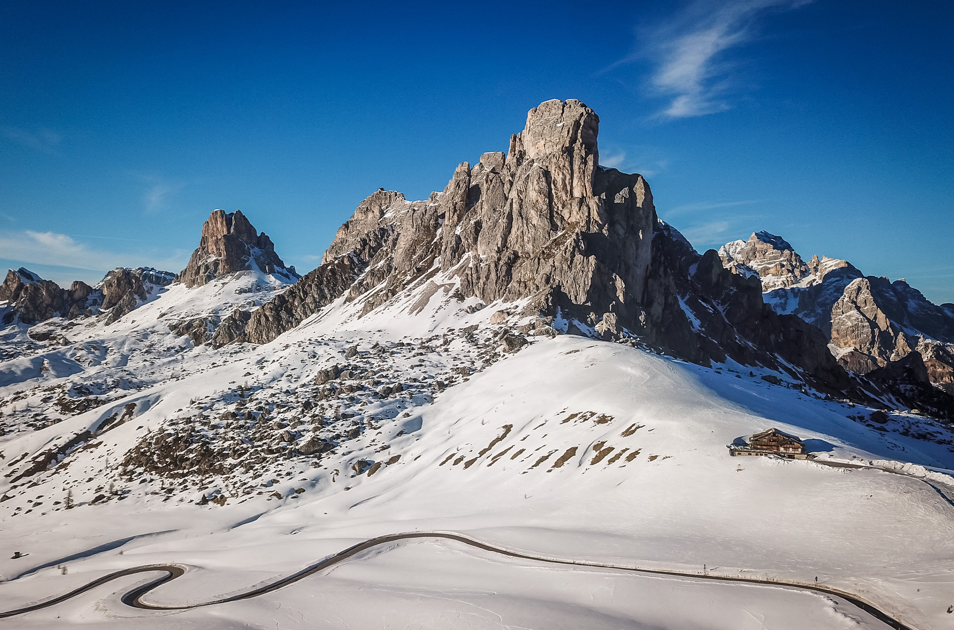 Montagnes enneigées, le confort selon la nature