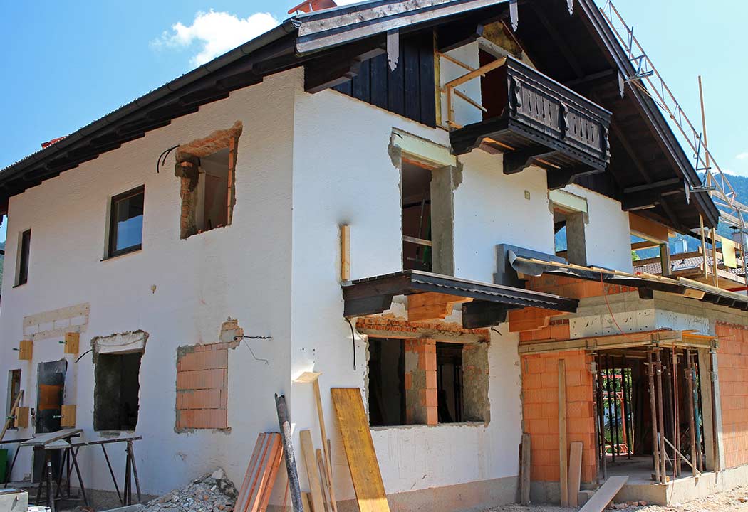 Logements en cours de rénovation dans les climats froids