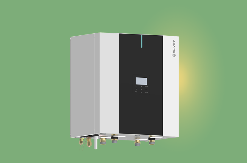 Le produit SPHERA EVO 2.0 BOX, combine une pompe à chaleur pour le chauffage et le refroidissement.