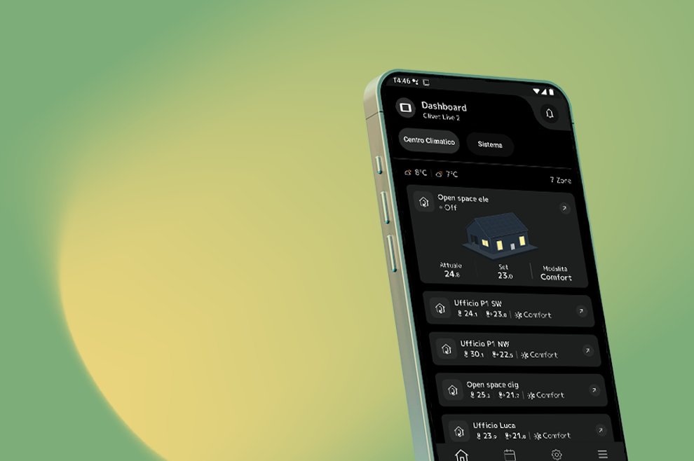 Téléphone avec application hid-connect, le confort entre vos mains, réglez la température idéale directement avec votre smartphone
